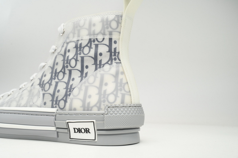 Dior B23 High Oblique Transparency High White Blue Gray