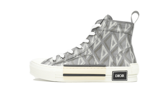 Dior B23 High Oblique Grey diamond