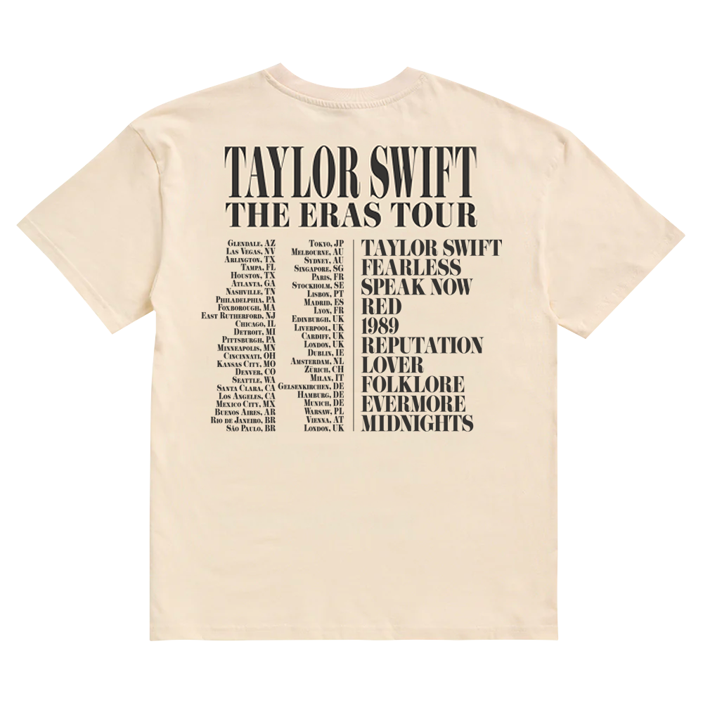 Taylor Swift - The Eras Tour Beige T-Shirt