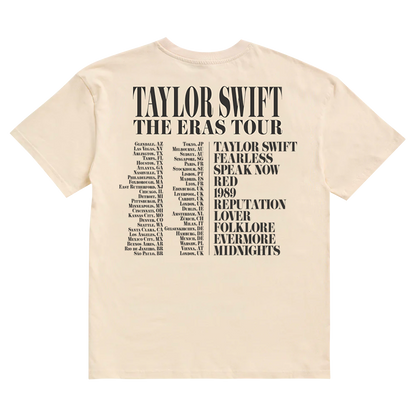 Taylor Swift - The Eras Tour Beige T-Shirt